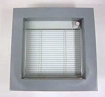 Ray-Bar Telescopic Steel View Control Window with Mini Blinds